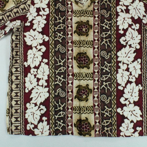 Styled by RJC Shirt Mens 2XL Hawaiian Floral Shirt  Made in Hawaii - Picture 2 of 11